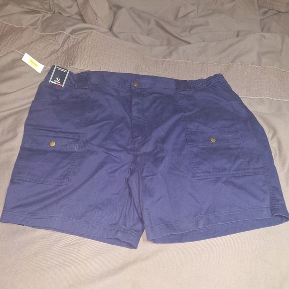 2 pairs of Roundtree and Yorke BigMan Classic Fit flat front shorts in a size 52 - Picture 10 of 16